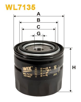 FILTRO ÓLEO - WIX FILTERS