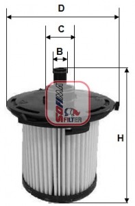 FILTRO DE COMBUSTÍVEL - SOFIMA