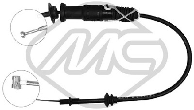 Cabo de aço, accionamento da embraiagem - METALCAUCHO