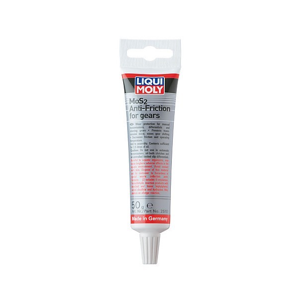 LIQUI MOLY GETRIEBEÖL ADDITIV ADITIVO ANTI-FRICÇÃO+MOS2 CAIXA 50g - LIQUI MOLY 