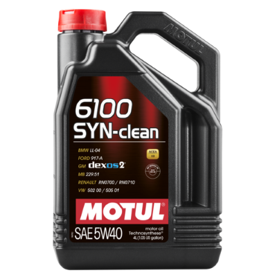 MOTUL 6100 SYN-CLEAN 5W-40 C3 5L - MOTUL