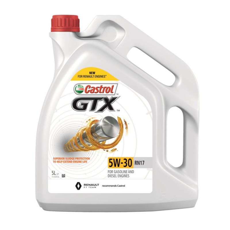 OLEO MOTOR CASTROL GTX 5W30 RN17 5L - CASTROL