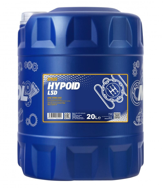 MANNOL HYPOID LSD SAE 85W-140 20 LITROS - MANNOL