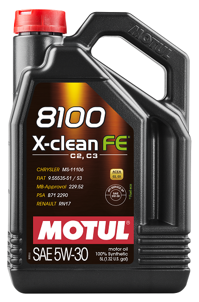 MOTUL 8100 X-CLEAN FE 5W-30 5L - MOTUL