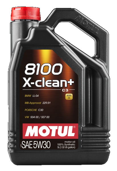 MOTUL 8100 X-CLEAN+ 5W-30 5L - MOTUL