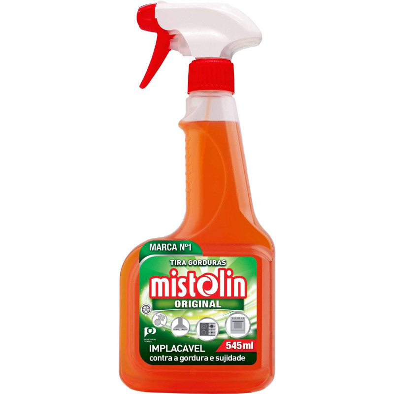 TIRA GORDURAS MISTOLIN 545 ML - EMBALAGEM NEUTRA